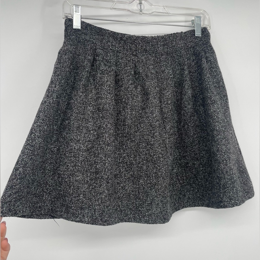 2FOR$20 Basic Gray Knit Mini Skater Skirt By “Page”